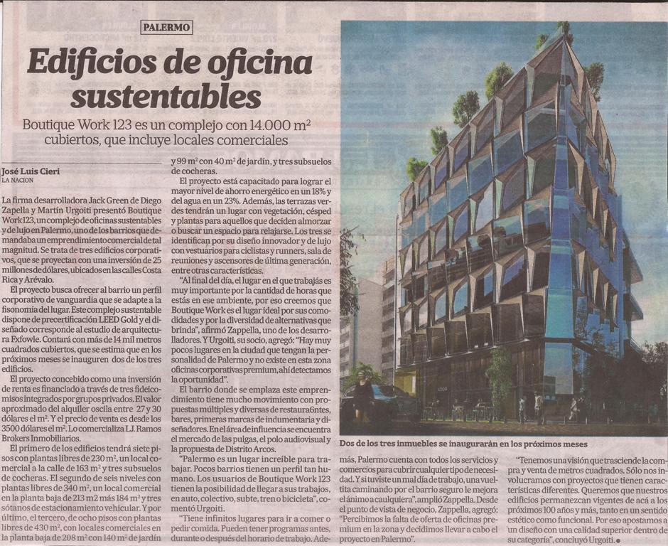 La Nación- Edificios de oficina sustentables